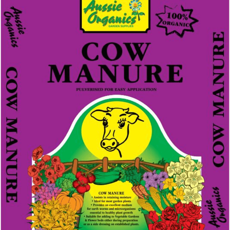 Cow Manure 30lt bag Down to Earth Garden Supplies